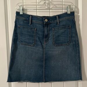 Mother size 27 mini fray skirt